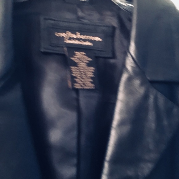 Two Coats Faux Fur large and Leather Medium - Picture 5 of 5